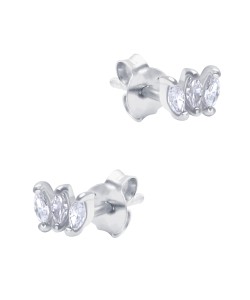 Gorgeous CZ Stone Silver Stud Earring STS-6246